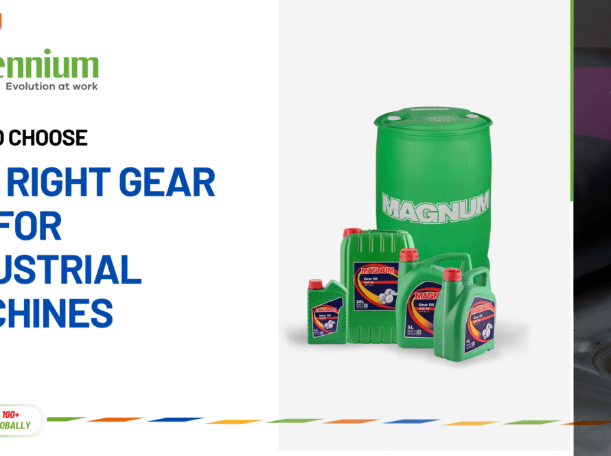 Gear oil for industrial machinery