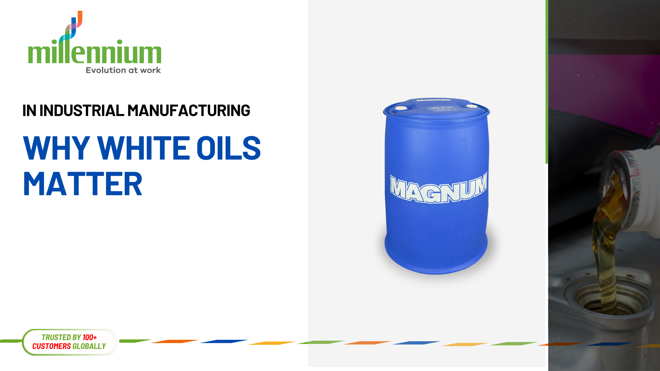 Industrial-grade white mineral oil