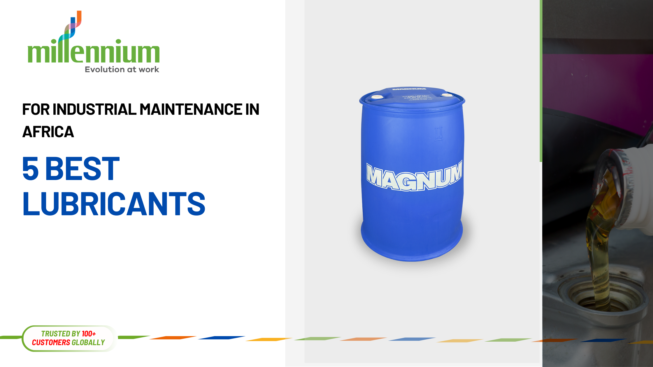 Industrial lubricant lineup Africa