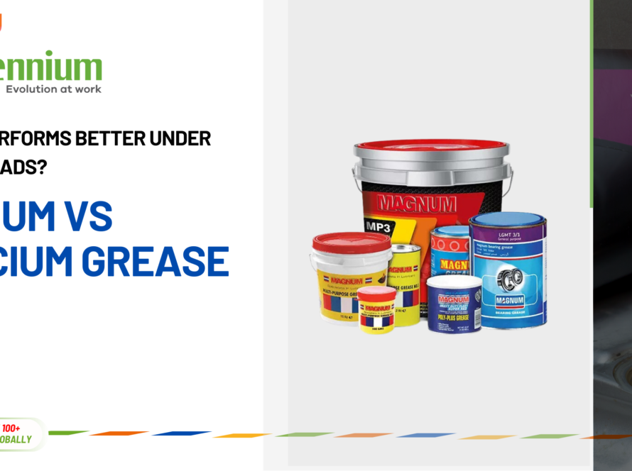 Industrial bearing with grease